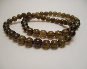 Smoky Quartz Bracelet, handmade, Stabilises and Reassures