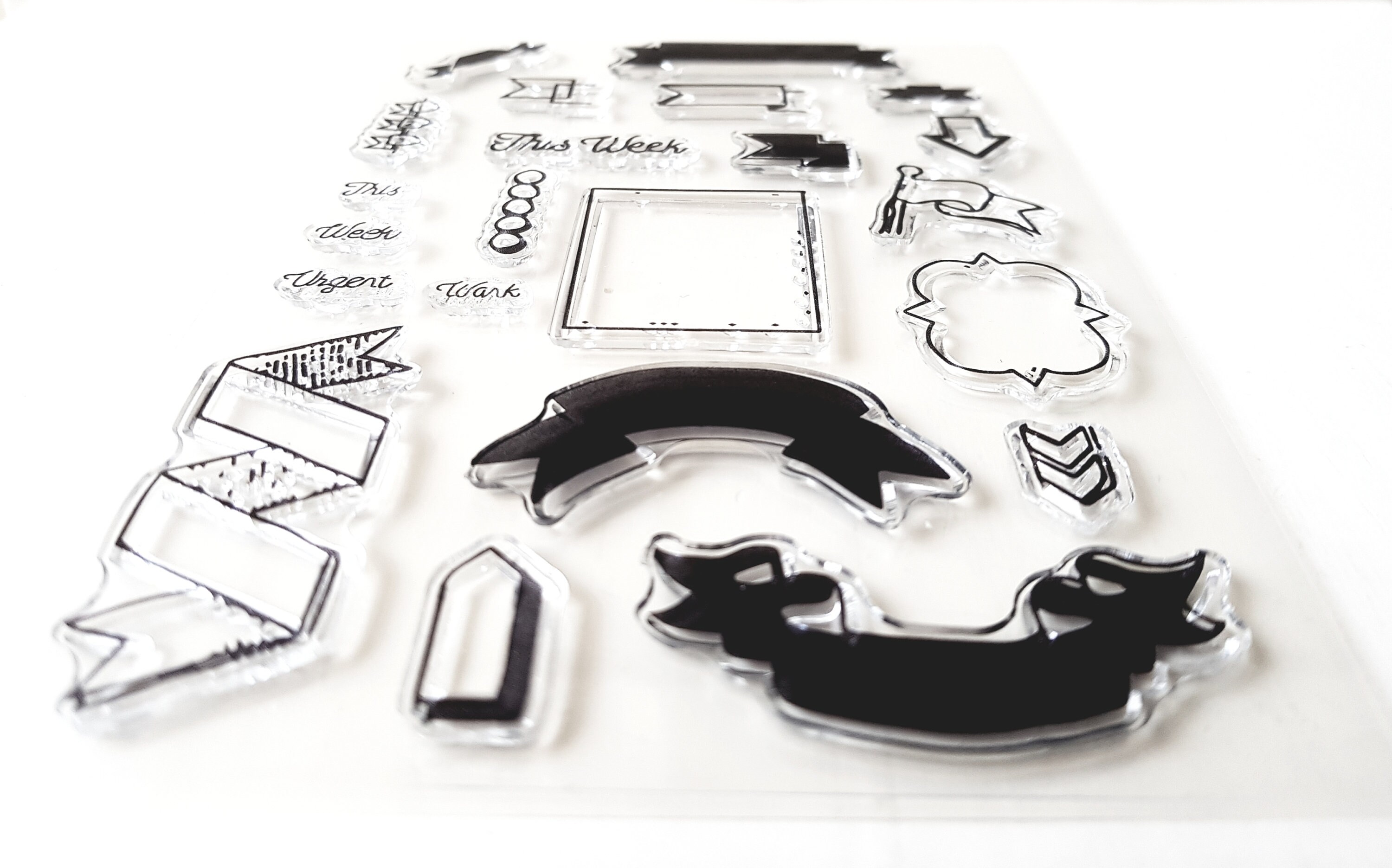 Clear Stamps Bullet Journal This Week Planner Stamp Etsy