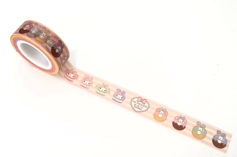 My Melody washi tape Hello Kitty Bullet Journal decoration Pink Cute