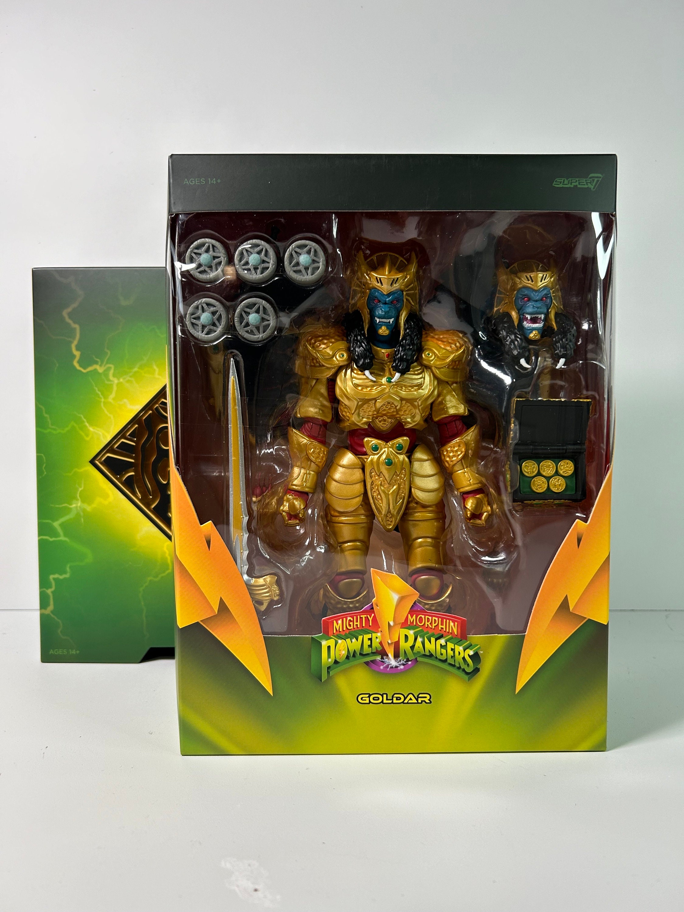 Mighty Morphin Power Rangers ULTIMATES! Goldar | Super7 - Etsy
