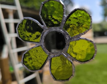 Stained Glass mirror suncatcher.
