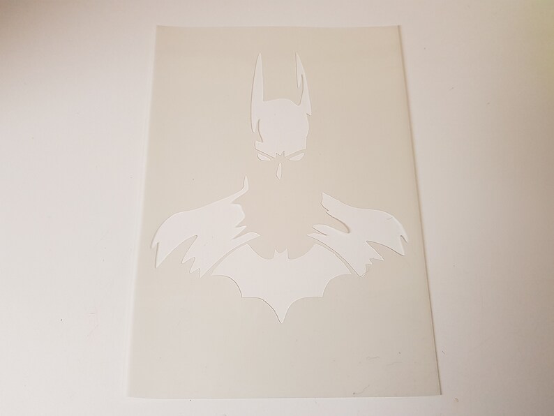 Batman Stencil Re-usable Genuine Mylar
