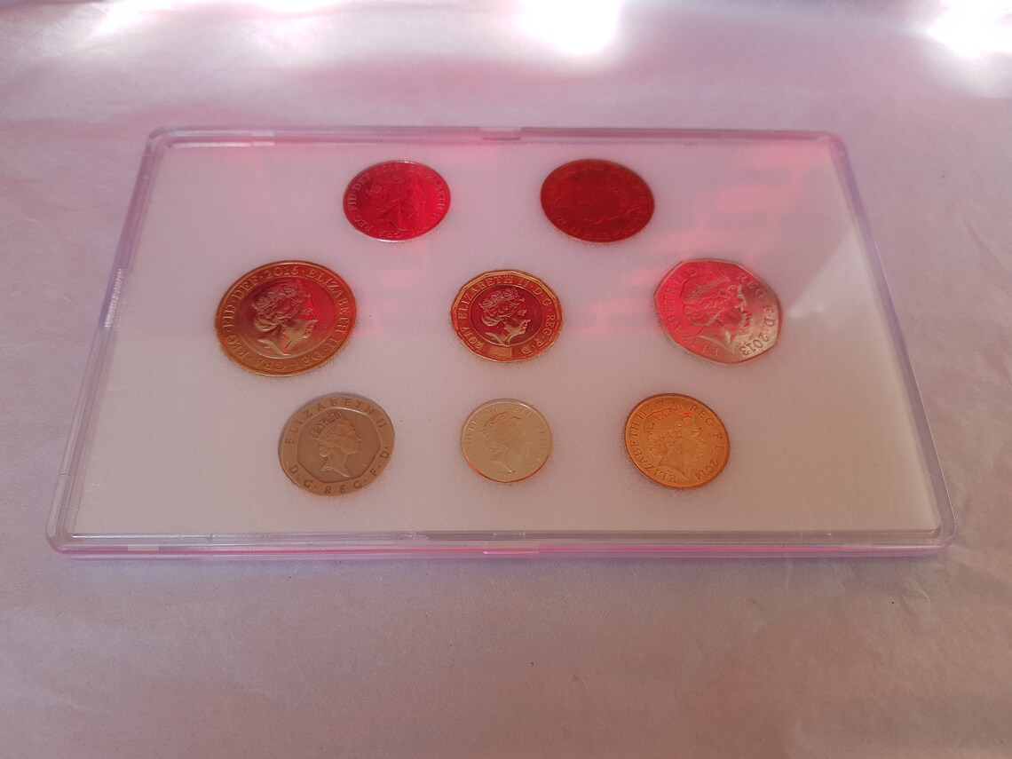 Coin Display Case for Year Coin Collections Holds 8 Coins Etsy