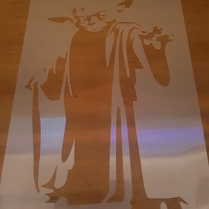 Star Wars Yoda Schablon - Återanvändbar Äkta Mylar