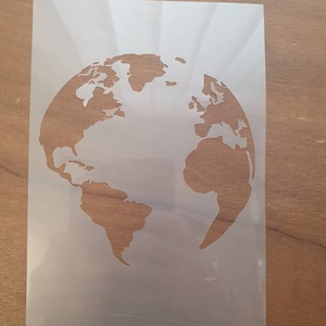 World Map and Other Continent - Country Stencils - Re-usable Genuine ...