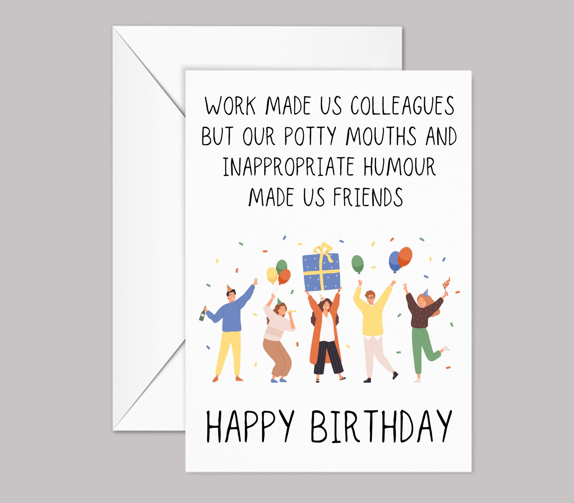 Co Worker Birthday Card Colleague Birthday Card Work - Etsy UK