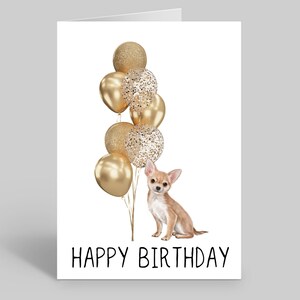 Cartes D'anniversaire Pour Chien Chihuahua, Cartes D'anniversaire Pour Chien, Cartes Pour Animaux De Compagnie, Cartes Chihuahua, Cartes Pour Chien, Cadeaux Chihuahua