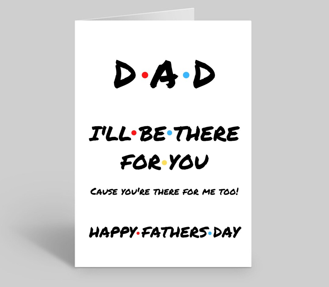 Friends Fathers Day Card Fathers Day Card Friends Birthday - Etsy