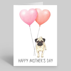 Cartes Carlin Fête des Mères, Cadeau Fête des Mères Carlin, Cartes Carlin Chien, Cartes Carlin Chien, Cartes Carlin Chien, Cadeaux Carlin Pour Chien, Cartes Carlin Fête Des Mères, Maman Carlin, Carlins
