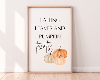 Autumn Quote Print, Halloween Prints, Halloween Wall Art, Pumpkin Prints, Autumn Print, Autumn Wall Art, Autumn Decor, Pumpkin Quote Print