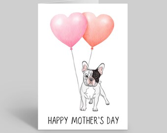 French Bulldog Mother's Day Card, Dog Cards