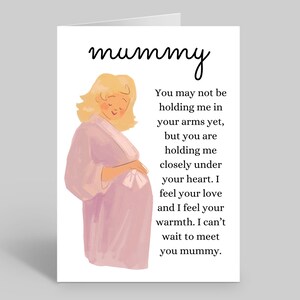 Carte de fête des mères grossesse maman, carte bosse de fête des mères, carte de fête des mères enceintes, future maman, cartes de grossesse, cartes de bébé