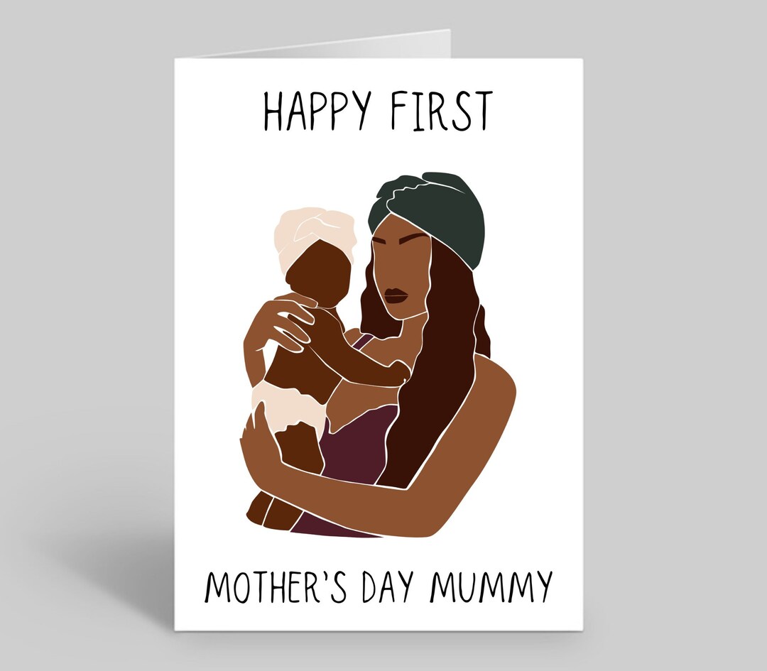 First Mothers Day Cards Happy First Mothers Day Mummy Mummy Etsy