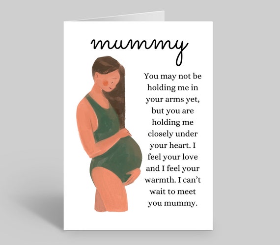 Maman grossesse carte de fête des mères, carte de fête des mères bosse,  carte de fête des mères enceintes, maman à être carte, cartes de grossesse,  de cartes de bébé 