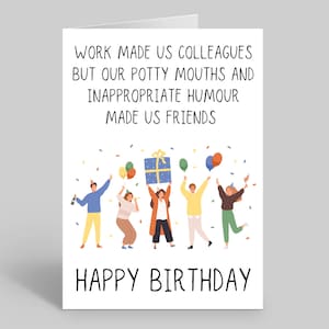 Carte d'anniversaire collègue de travail, carte d'anniversaire collègue, carte d'anniversaire travail, carte d'anniversaire directeur, carte d'anniversaire patron, carte d'anniversaire bestie travail