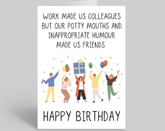 Carte d'anniversaire collègue de travail, carte d'anniversaire collègue, carte d'anniversaire travail, carte d'anniversaire directeur, carte d'anniversaire patron, carte d'anniversaire bestie travail