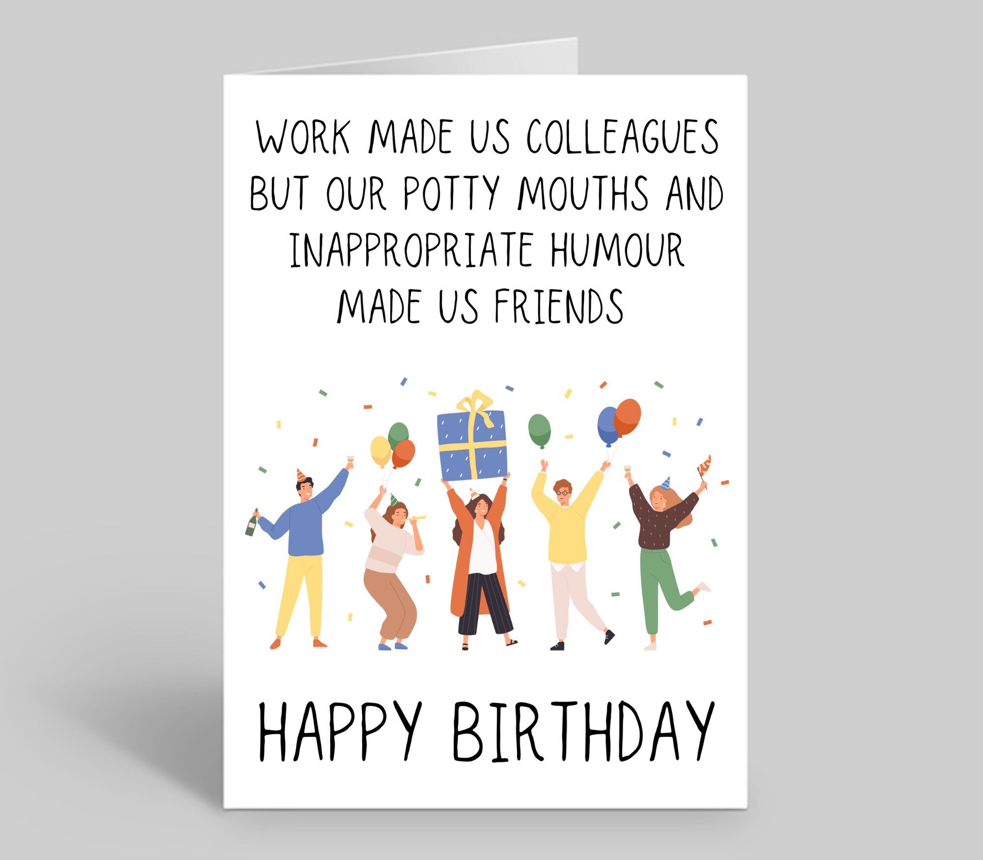 Funny Happy Birthday Wishes For Co Worker Birthday Card Receiver From