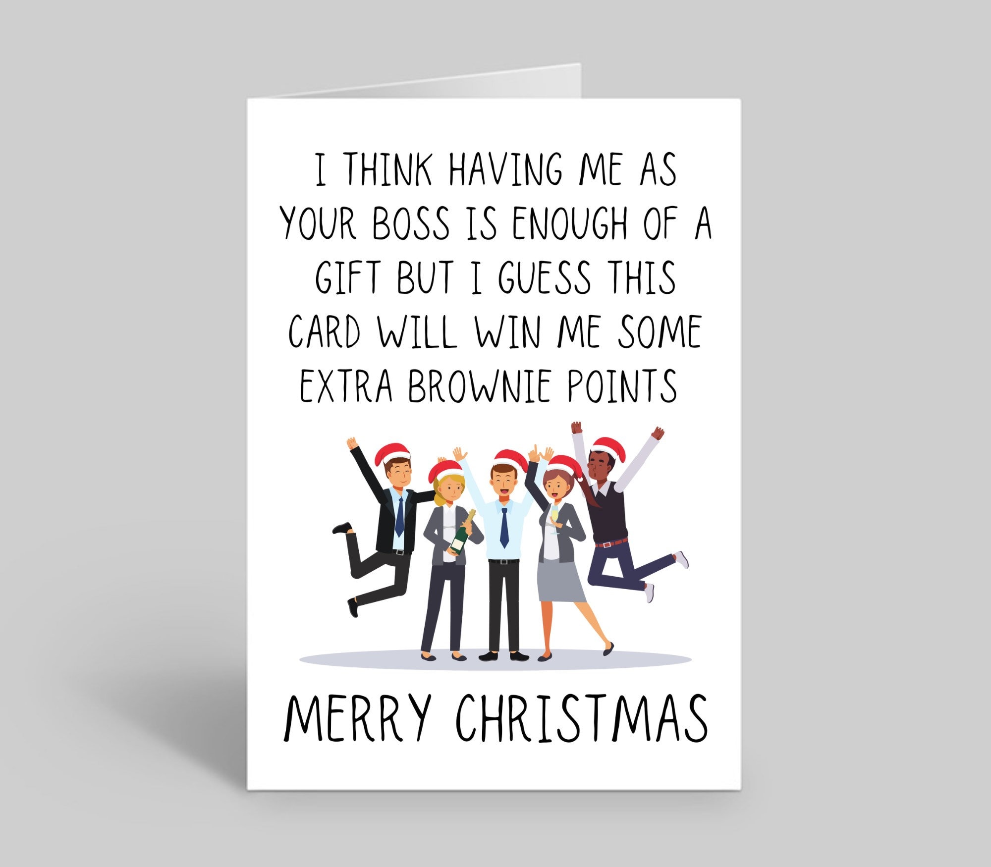 co worker christmas cards, colleague christmas cards, secret santa