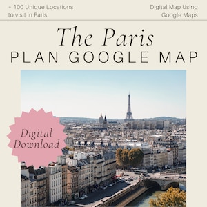 Plan Paryża Mapa Google