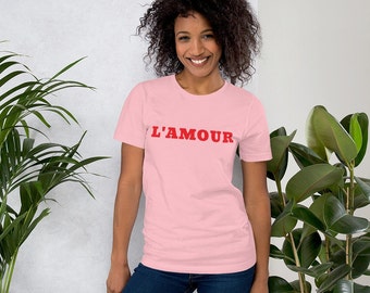 L'AMOUR "Love" 100% Cotton Unisex T-Shirt