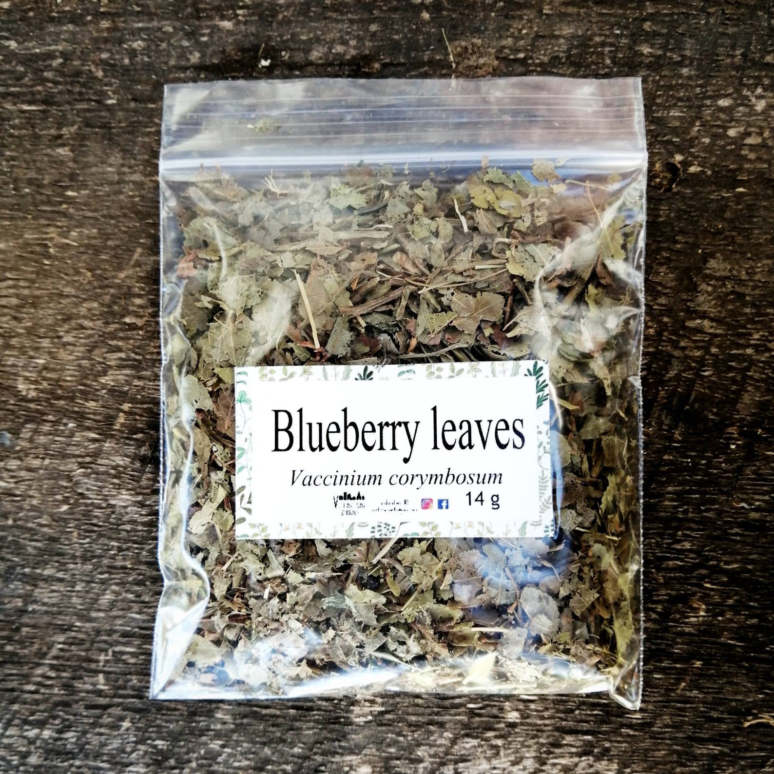 Dried Blueberry Leaves for Herbal Tea Vaccinium corymbosum Etsy