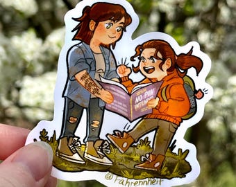 Two Ellies - The Last of Us Inspired Vinyl Sticker