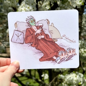 Leisure Astarion - Impression sur papier cartonné mat 5 x 4,5 po - Baldur's Gate 3