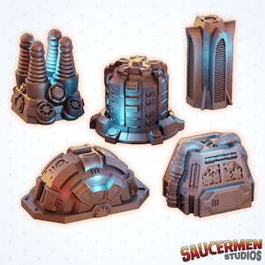 Power Generation System - Legion, Necromunda, Fallout Wasteland, Sci-Fi Terrain, Dungeons and Dragons Terrain, Miniature