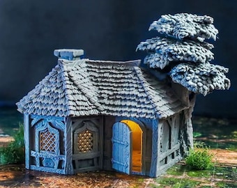 Terreno en miniatura DnD de Alchemist&#39;s House para mazmorras y dragones, D&D, D y D, Wargaming, Tabletop,