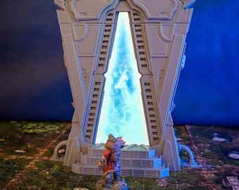 Portali di chiamata Nexus Bridge Terreno DnD, Dungeons and Dragons, Miniatura DnD, D&D, D e D, Pathfinder, Terreno in miniatura DnD