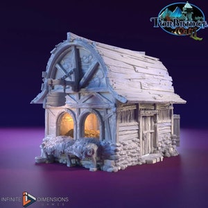 Torbridge Cull The Fur Trader’s DnD Miniature Terrain for Dungeons and Dragons, D&D, D and D, Wargaming, Tabletop, Wargaming Dice
