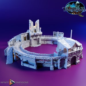 The Torbridge Fighting Pits DnD Miniature Terrain for Dungeons and Dragons, D&D, D and D, Wargaming, Tabletop, Wargaming, 28mm