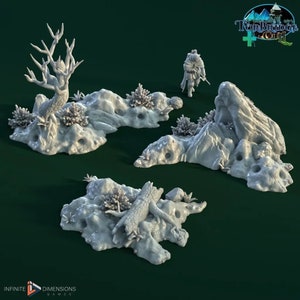 Torbridge Endless Forest Rabbit Warrens Terrain DnD Terreno en miniatura para mazmorras y dragones, D&D, D y D, Pathfinder, DnD Terrain
