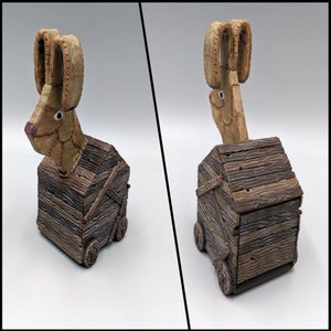 Trojan Siege Bunny DnD Miniature Terrain for Dungeons and Dragons Terrain, DnD Terrain, D&D, D and D, Wargaming, Pathfinder