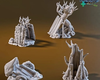 Torbridge Endless Forest Ambush Scatter Terrain DnD Miniature Terrain for Dungeons and Dragons, D&D, D and D, Pathfinder, Wargaming