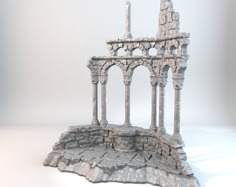 Roman Ruins Ver.1 DnD Miniature Terrain for Dungeons and Dragons, D&D, Pathfinder, Tabletop, 28mm, 32mm, Wargaming, Gift