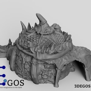 Wintertide Ice Tribe Hut DnD Miniature Terrain for Dungeons and Dragons, D&D, D and D, Tabletop, Wargaming, Gifts
