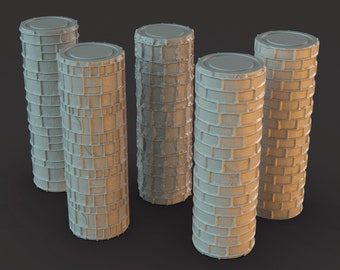 Cobblestone Texture Roller, Rolling Pin, Battle Mat, DnD Terrain, Dungeons and Dragons, D&D, Pathfinder, Wargaming, 28mm 32mm