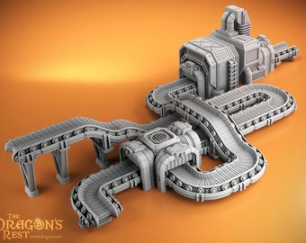Outpost Origins - Refinery Set Terrain | Star Wars Legion Imperial Assault Miniature Terrain | The Dragon's Rest, Dungeons and Dragons