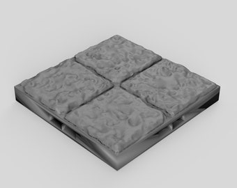 Dungeon Floor DnD DragonLock Tiles Terrain for Dungeons and Dragons, D&D, Pathfinder, Gifts, Miniature