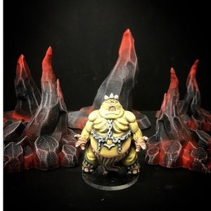 Hell Spur Set DnD Miniature Terrain, Dungeons and Dragons, D&D, Wargaming, Pathfinder, Tabletop, Scatter, 28mm, 32mm, 15mm