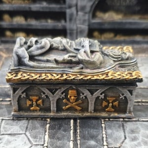 Wizard Tomb OpenLock Dungeon Tile DnD miniatuur terrein, Dungeons and Dragons, D&D, Wargaming, Pathfinder, Wargaming, 28mm, tafelblad