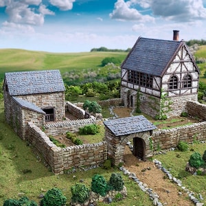 Complete Farm Set DnD Terrain for Dungeons and Dragons Terrain, D&D, D and D, Pathfinder, Miniature, Dungeons and Dragons Gifts