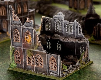 Gothic Architecture DnD Terrain for Dungeons and Dragons Terrain, D&D, D and D, 40k, Pathfinder, Miniature, Dungeons and Dragons Gifts