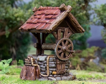 The Well DnD Terrain for Dungeons and Dragons Terrain, D&D, D and D, Pathfinder, Miniature, Dungeons and Dragons Gifts
