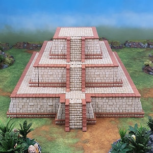 Modular Pyramids Tiles DnD Miniature Terrain for Dungeons and Dragons, D&D, Pathfinder, Tabletop, 28mm, Brave New Worlds Eden