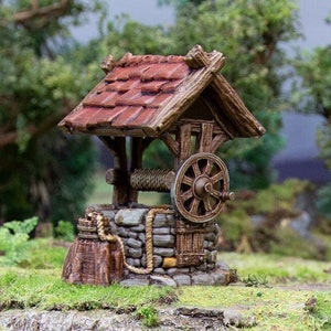 The Well DnD Terrain for Dungeons and Dragons Terrain, D&D, D and D, Pathfinder, Miniature, Dungeons and Dragons Gifts