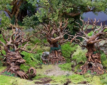 Hagglethorn Hollow Awake Sentient Trees Creature DnD Miniature Terrain for Dungeons and Dragons, D&D, D and D, Wargaming, Tabletop, Gifts