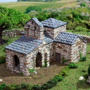 French Mausoleum DnD Terrain for Dungeons and Dragons Terrain, D&D, D and D, Pathfinder, Miniature, Wargaming, Gifts