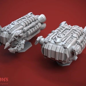Boarding Ships 40k Terrain for Sci Fi, Dungeons and Dragons, DnD, Kill Team Terrain, Necromunda, Space Hulk